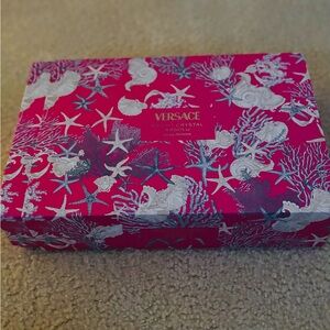 Versace Bright Crystal Absolu Box - Hot Pink, White & Silver Accents